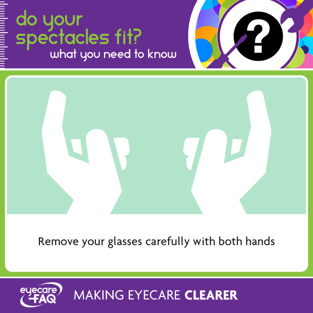 looking after your glasses 